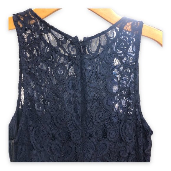 NWT Revolve BB Dakota by Steve Madden Fenton Lace Mini Dress Navy Size 6 - Picture 10 of 12